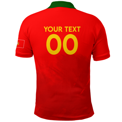 Custom Portugal Polo Shirt Football 2022