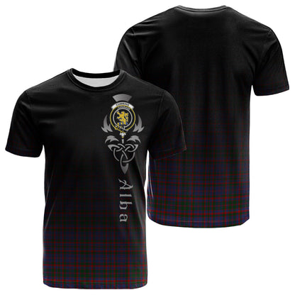 Printivon Cumming Tartan Crest Alba Celtic T Shirt
