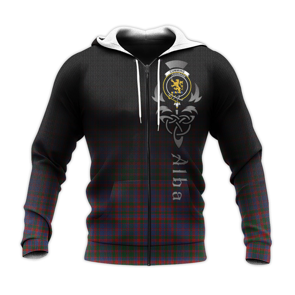 Printivon Cumming Tartan Crest Alba Celtic Hoodie
