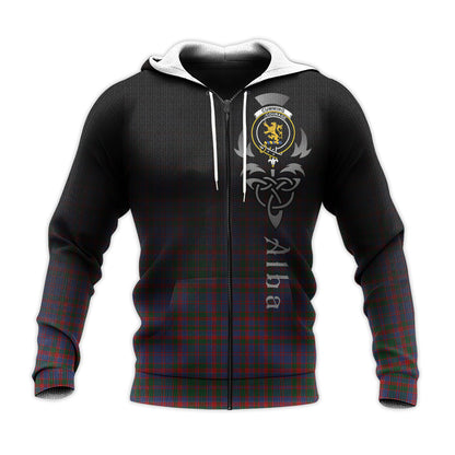 Printivon Cumming Tartan Crest Alba Celtic Hoodie
