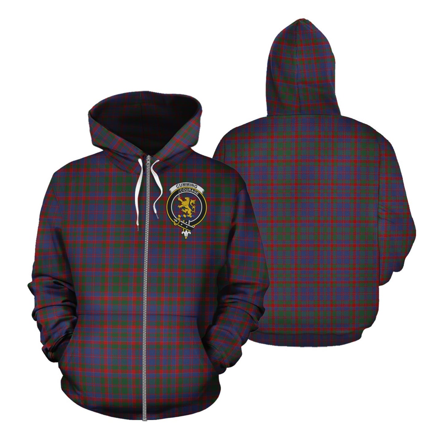 Printivon Cumming Tartan Hoodie