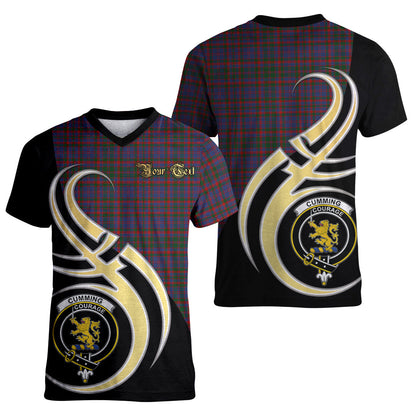 Printivon Cumming Tartan Crest Believe In Me T Shirt