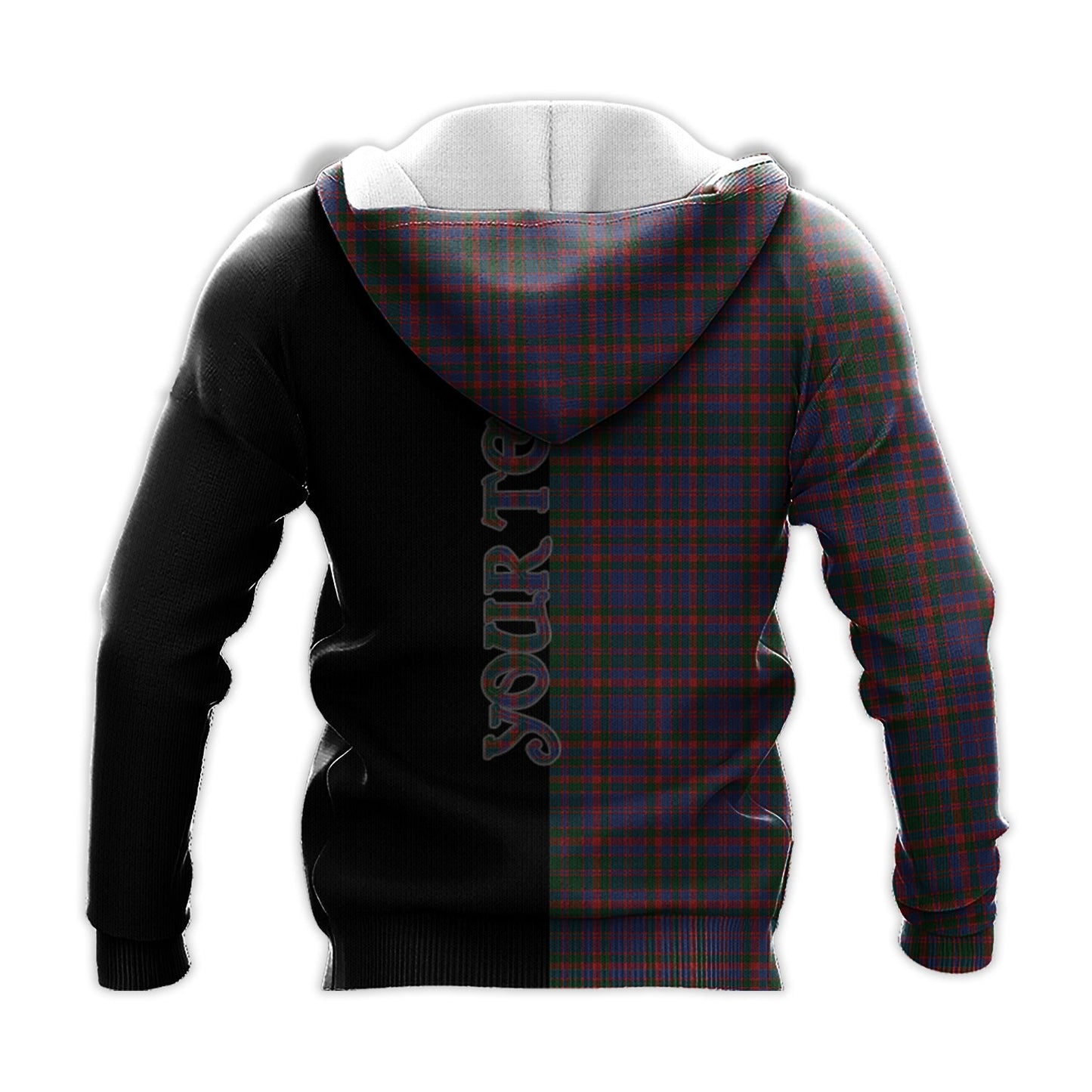 Printivon Cumming Tartan Personalize Half Hoodie