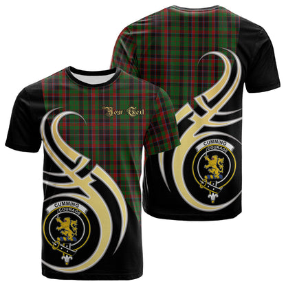 Printivon Cumming Hunting Tartan Crest Believe In Me T Shirt