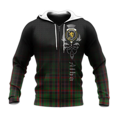 Printivon Cumming Hunting Tartan Crest Alba Celtic Hoodie