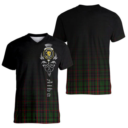 Printivon Cumming Hunting Tartan Crest Alba Celtic T Shirt
