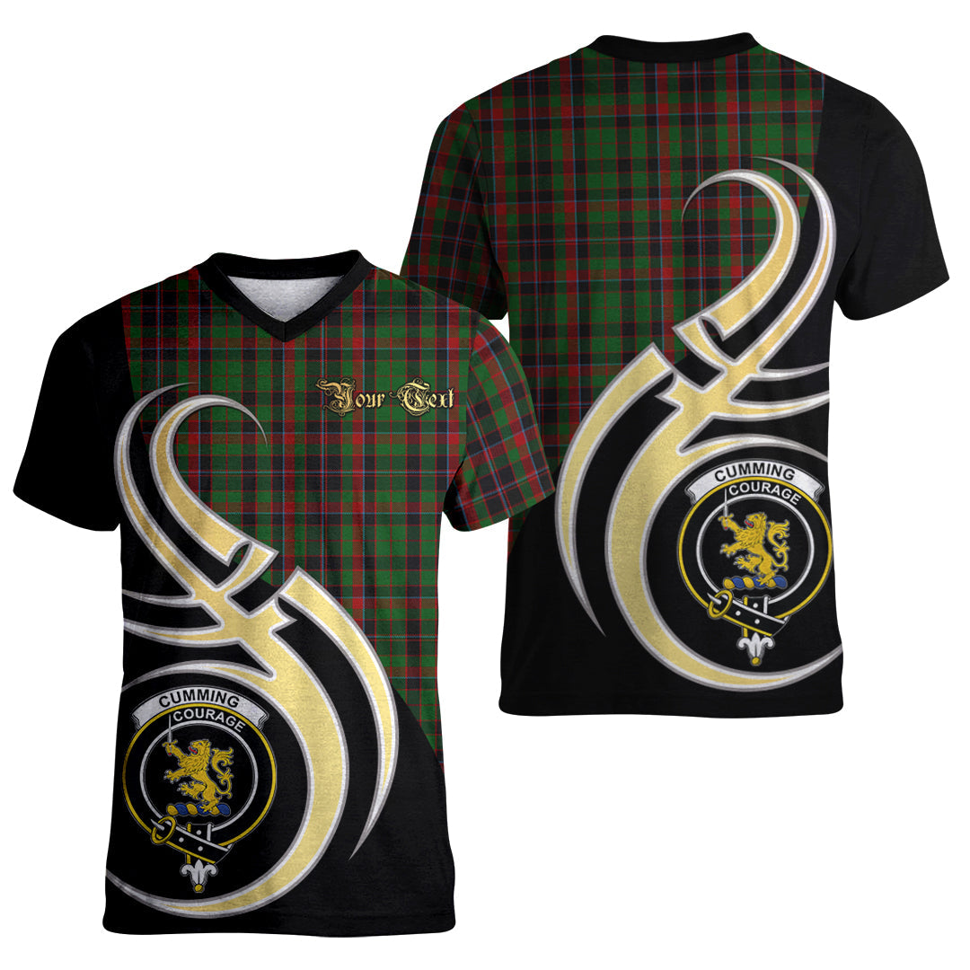 Printivon Cumming Hunting Tartan Crest Believe In Me T Shirt