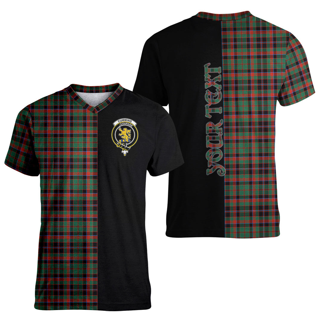 Printivon Cumming Hunting Ancient Tartan Personalize Half T shirt