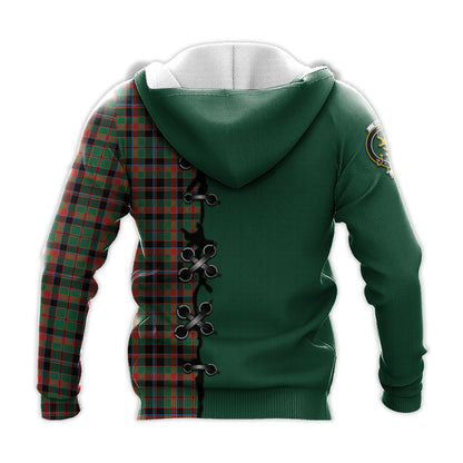 Printivon Cumming Hunting Ancient Tartan Hoodie Lion Rampant And Celtic Thistle Style