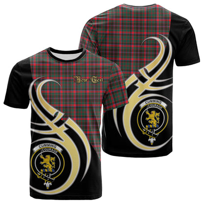 Printivon Cumming Hunting Modern Tartan Crest Believe In Me T Shirt