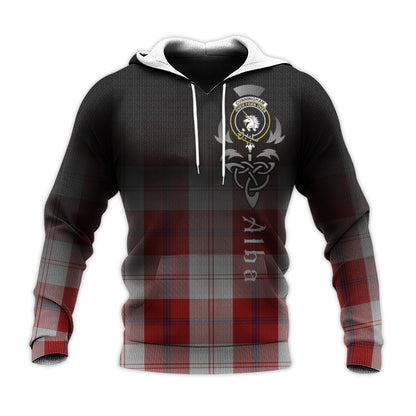 Printivon Cunningham Dress Tartan Crest Alba Celtic Hoodie