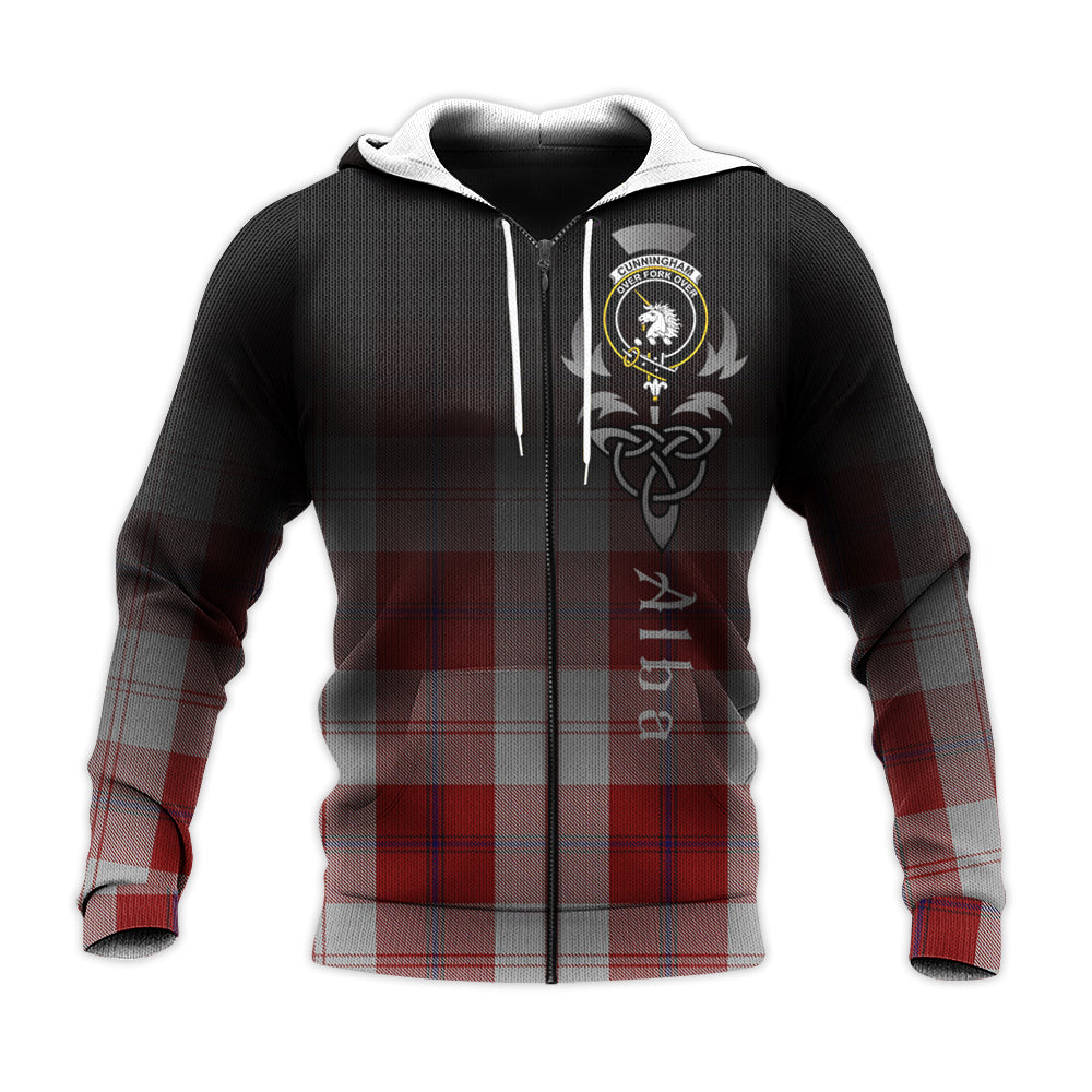 Printivon Cunningham Dress Tartan Crest Alba Celtic Hoodie