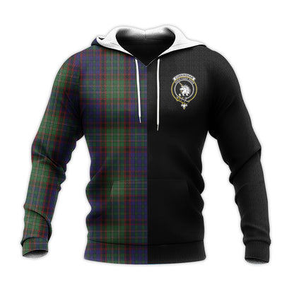 Printivon Cunningham Hunting Tartan Personalize Half Hoodie