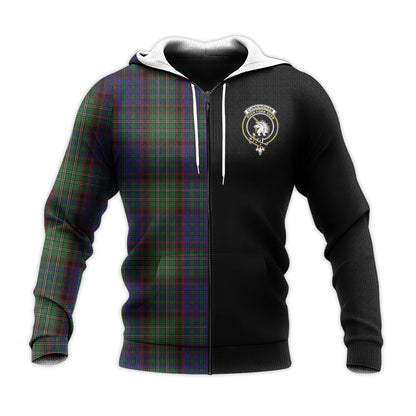 Printivon Cunningham Hunting Tartan Personalize Half Hoodie