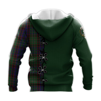 Printivon Cunningham Hunting Tartan Hoodie Lion Rampant And Celtic Thistle Style