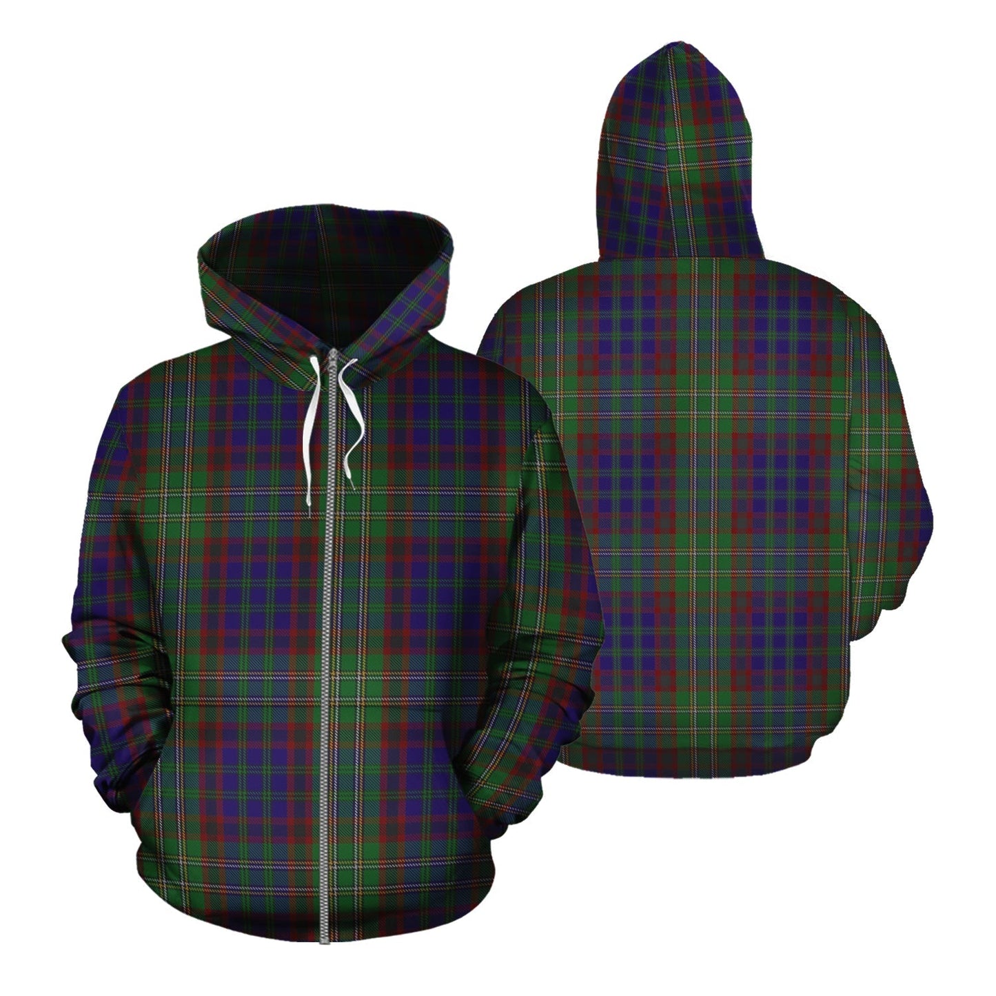 Printivon Cunningham Hunting Tartan Hoodie