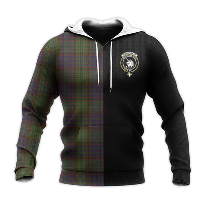 Printivon Cunningham Hunting Modern Tartan Personalize Half Hoodie