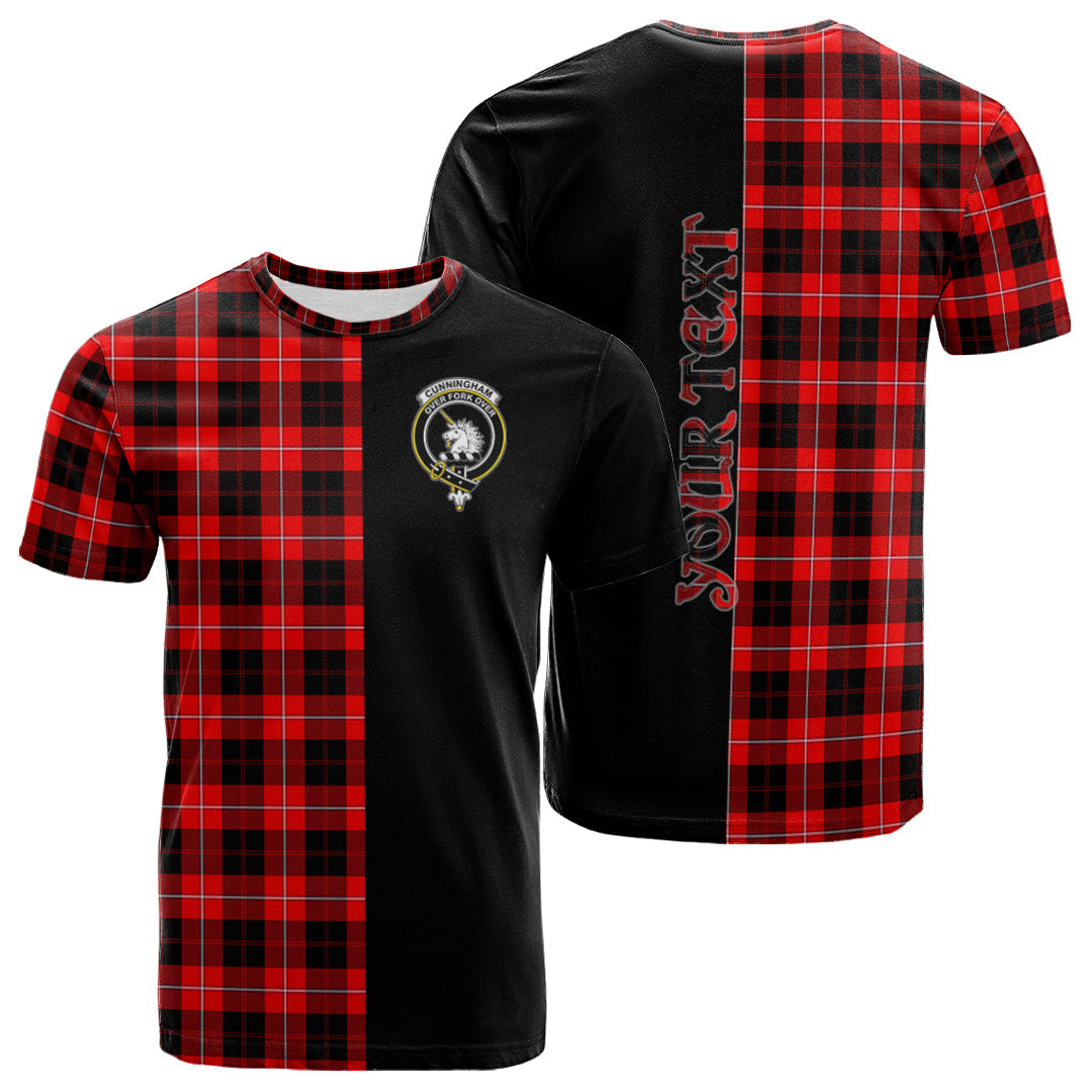 Printivon Cunningham Modern Tartan Personalize Half T shirt