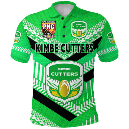 Custom Personalised Papua New Guinea Kimbe Cutters Polo Shirt Rugby - Green