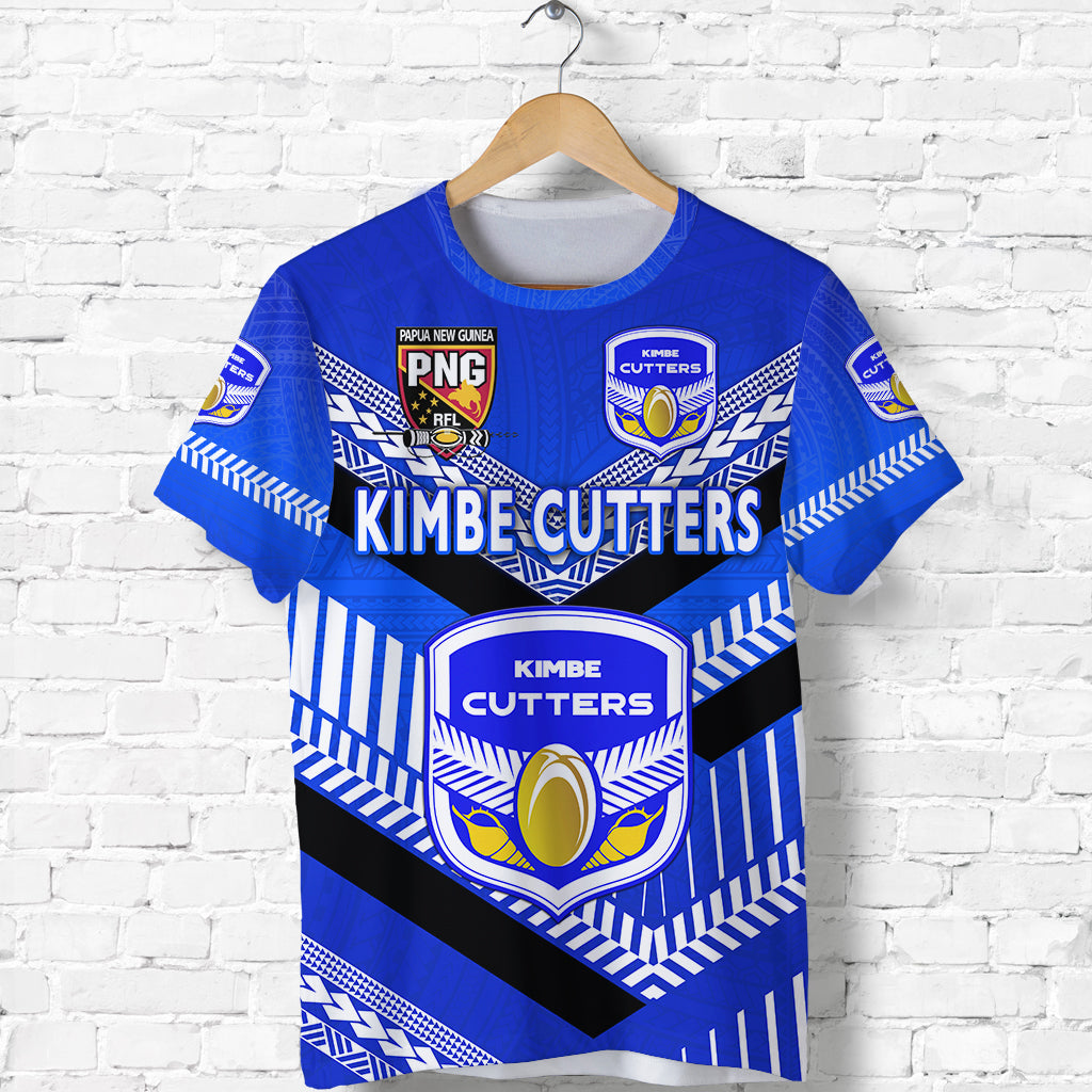 Papua New Guinea Kimbe Cutters T Shirt Rugby - Blue