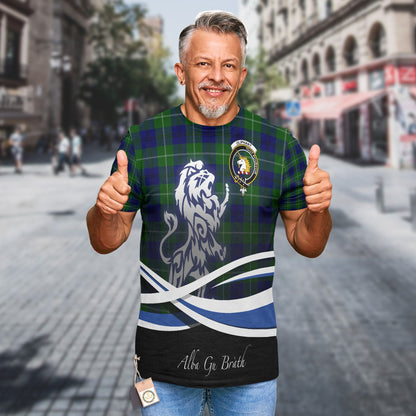 Printivon Oliphant Clan Crest Alba Gu Brath T Shirt Scotland Gift