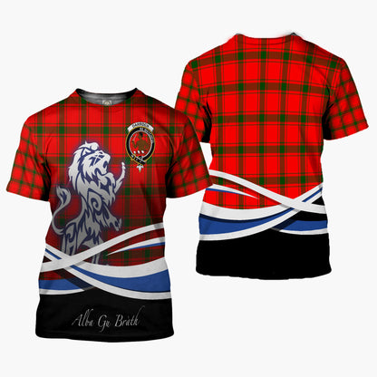Printivon Darroch (Gourock) Clan Crest Alba Gu Brath T Shirt Scotland Gift