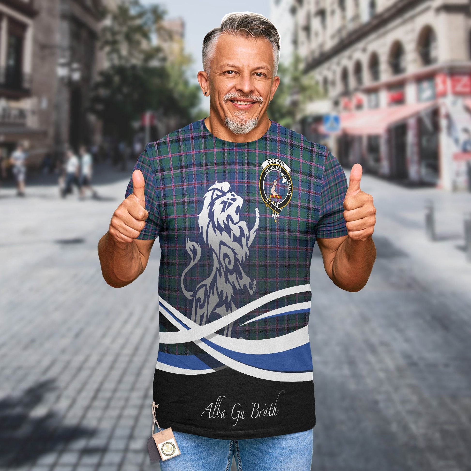 Printivon Cooper Clan Crest Alba Gu Brath T Shirt Scotland Gift