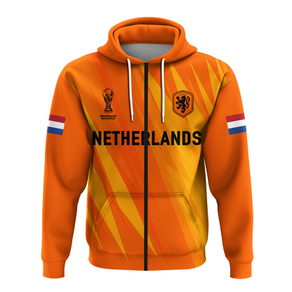 Custom Netherlands Football 2022 Champions Pride Hoodie LT12