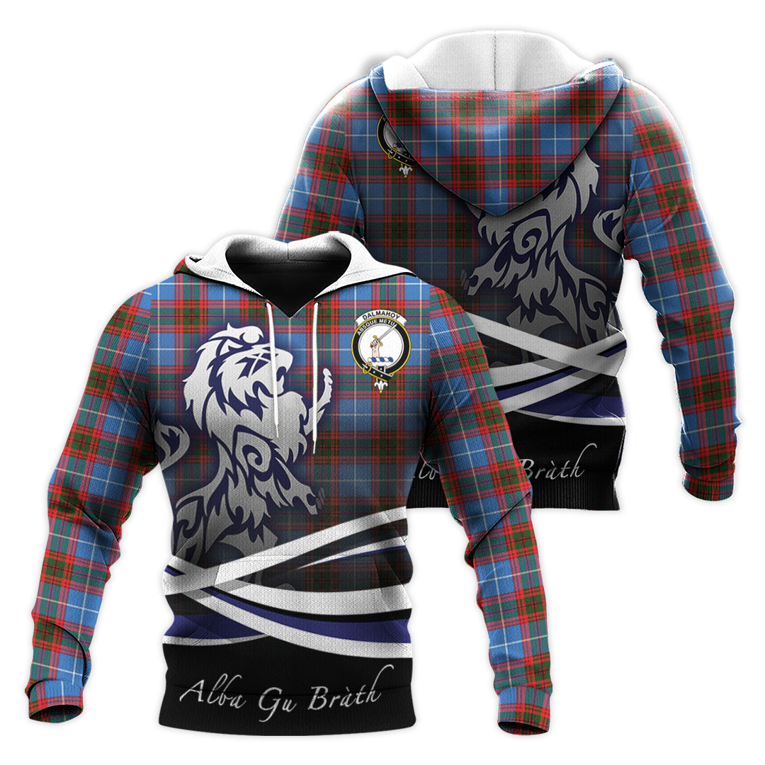 Printivon Dalmahoy Tartan Scottish Lion Hoodie