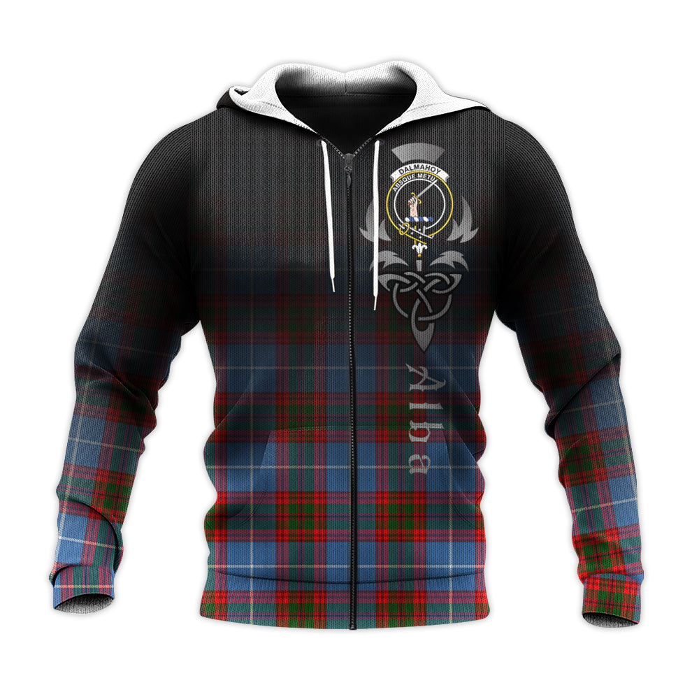 Printivon Dalmahoy Tartan Crest Alba Celtic Hoodie