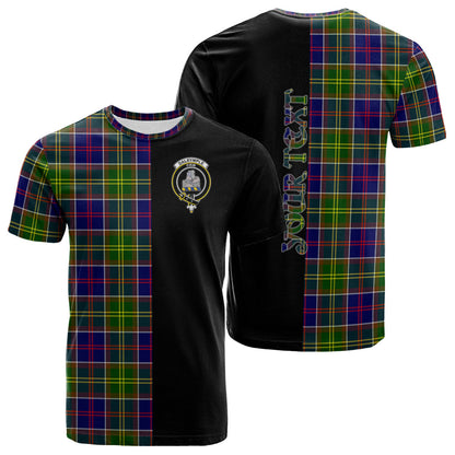 Printivon Dalrymple Tartan Personalize Half T shirt