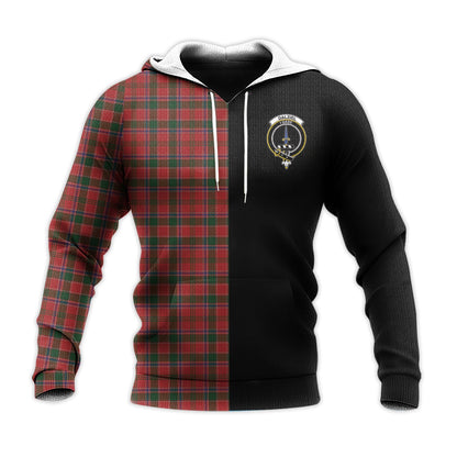 Printivon Dalziel Tartan Personalize Half Hoodie