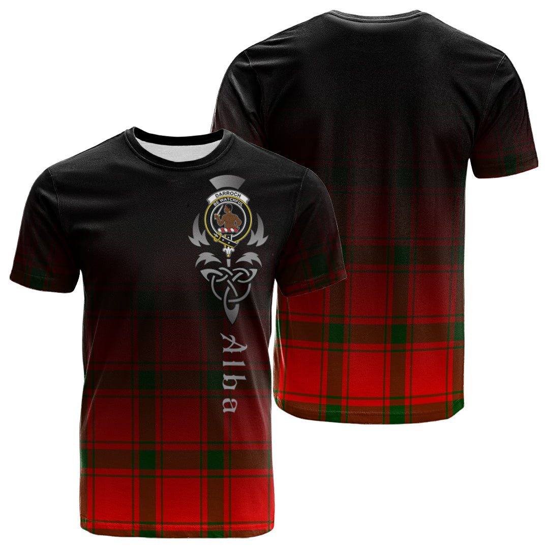 Printivon Darroch Tartan Crest Alba Celtic T Shirt