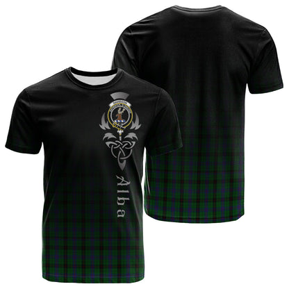 Printivon Davidson Tartan Crest Alba Celtic T Shirt