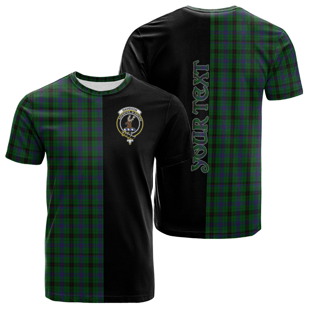 Printivon Davidson Tartan Personalize Half T shirt