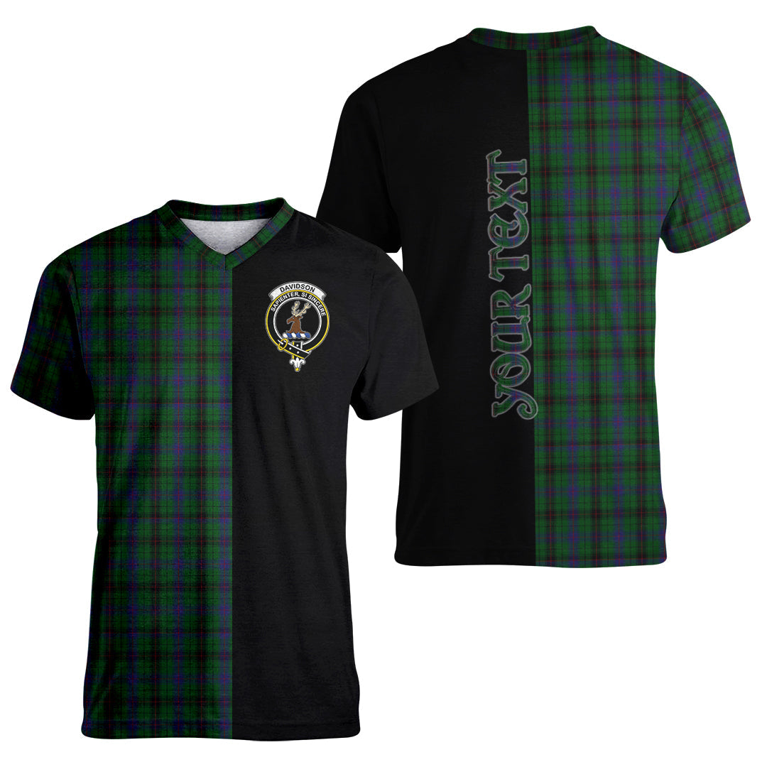 Printivon Davidson Tartan Personalize Half T shirt
