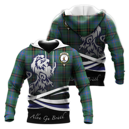 Printivon Davidson Ancient Tartan Scottish Lion Hoodie