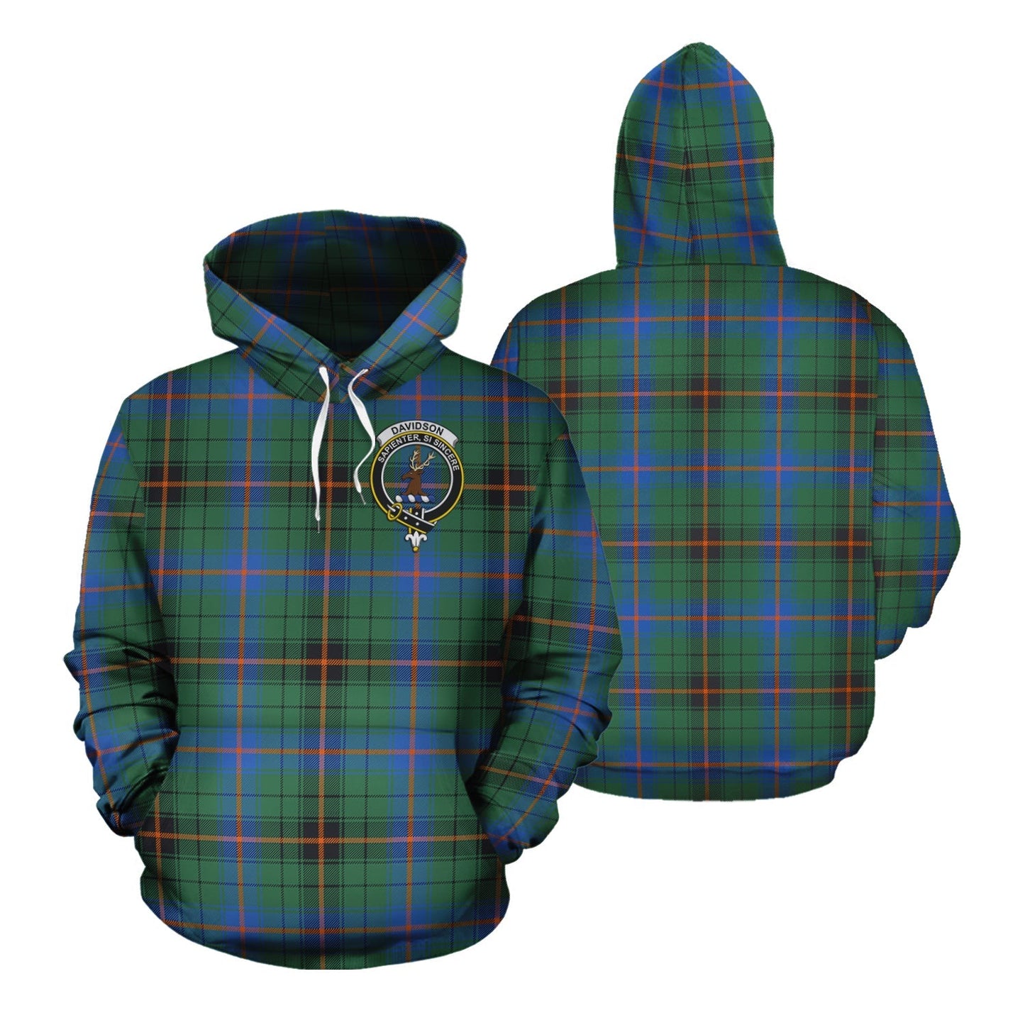 Printivon Davidson Ancient Tartan Hoodie
