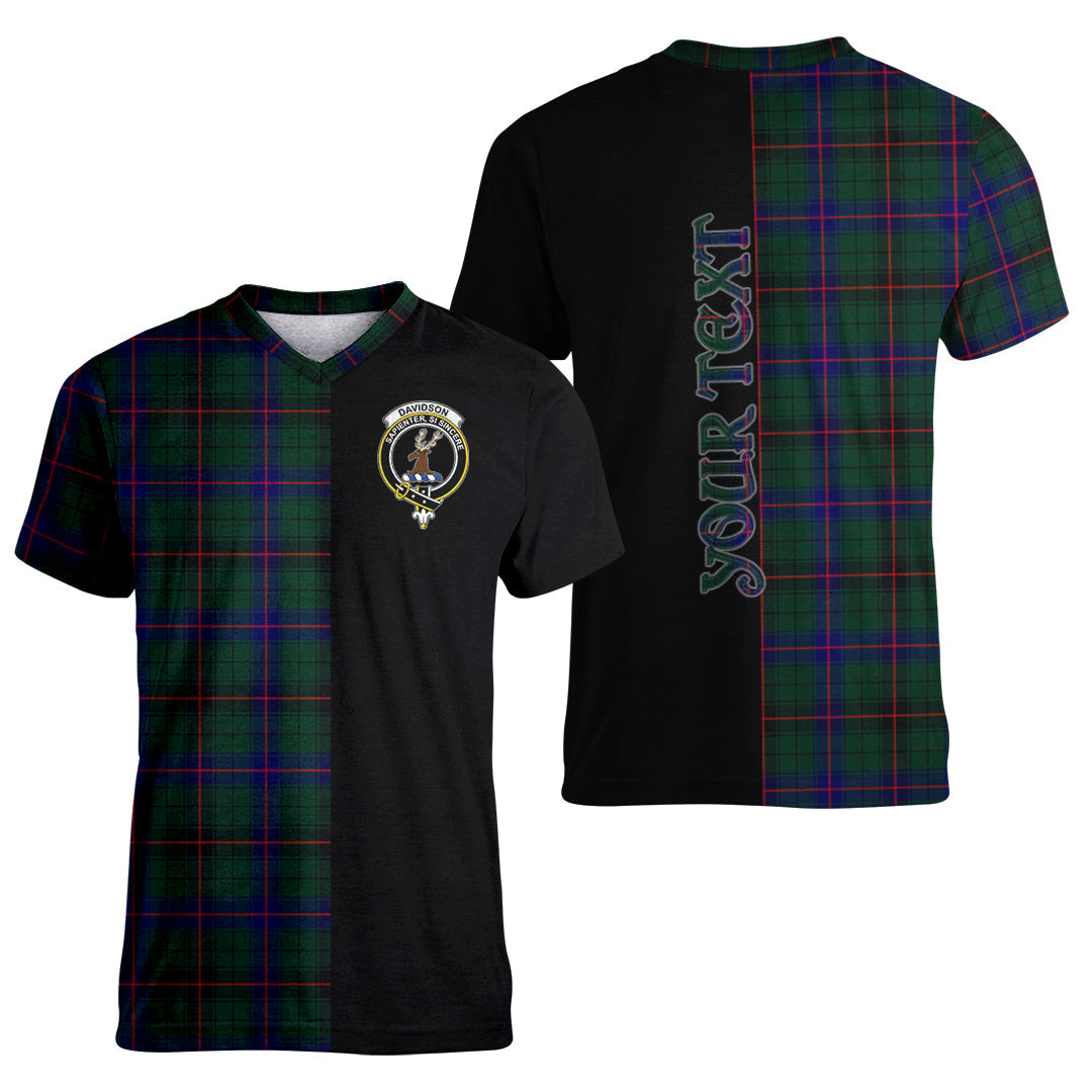 Printivon Davidson Modern Tartan Personalize Half T shirt