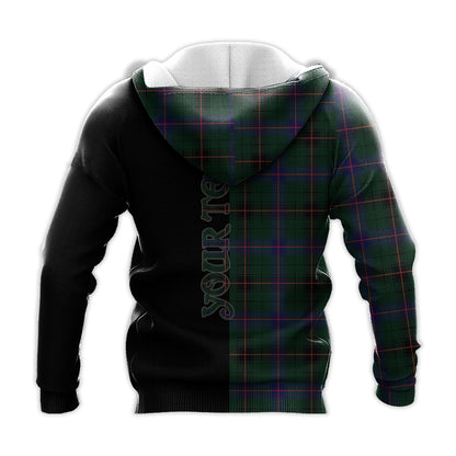 Printivon Davidson Modern Tartan Personalize Half Hoodie