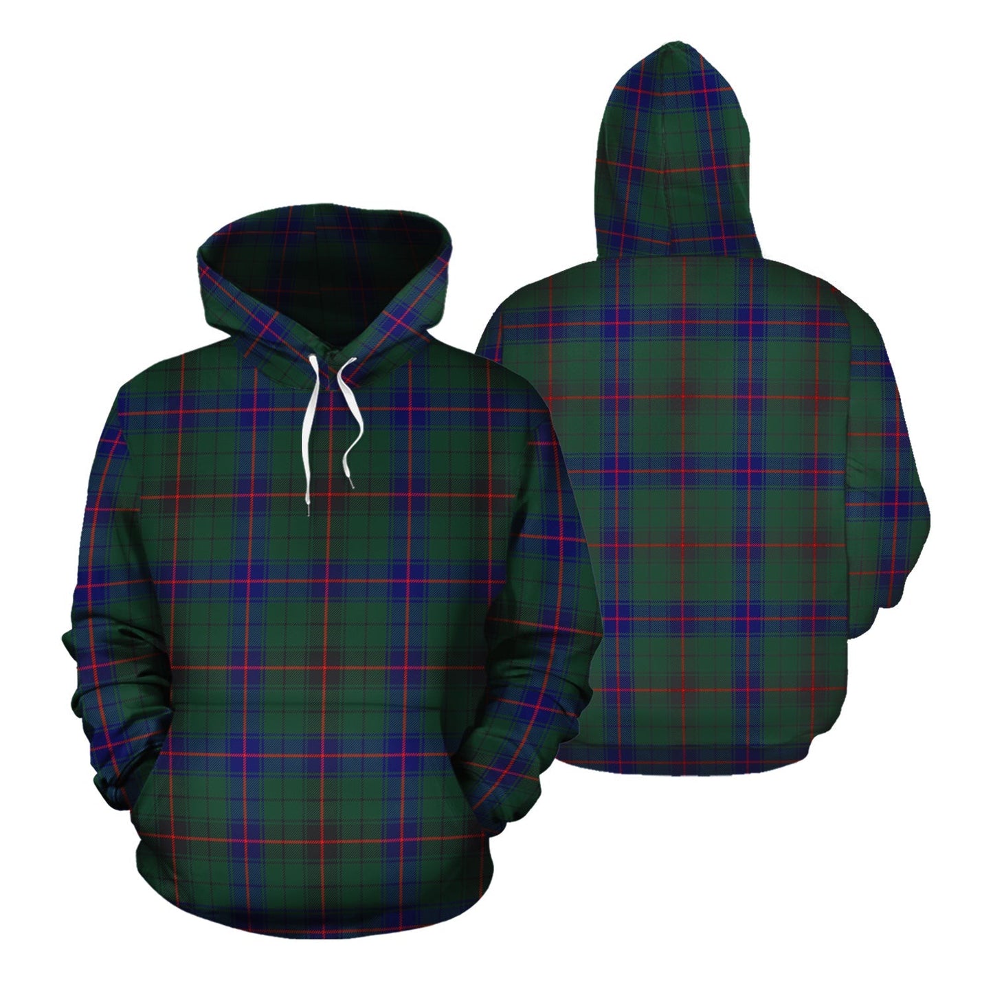 Printivon Davidson Modern Tartan Hoodie