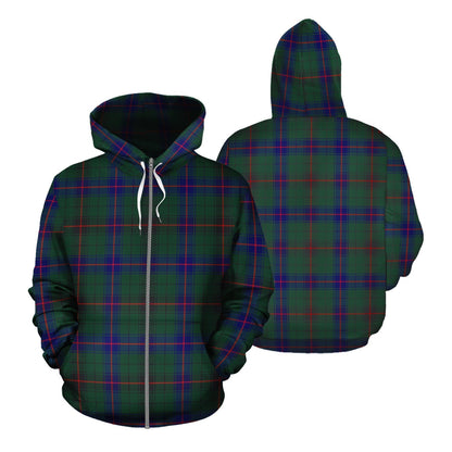 Printivon Davidson Modern Tartan Hoodie