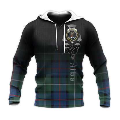 Printivon Davidson Of Tulloch Tartan Crest Alba Celtic Hoodie