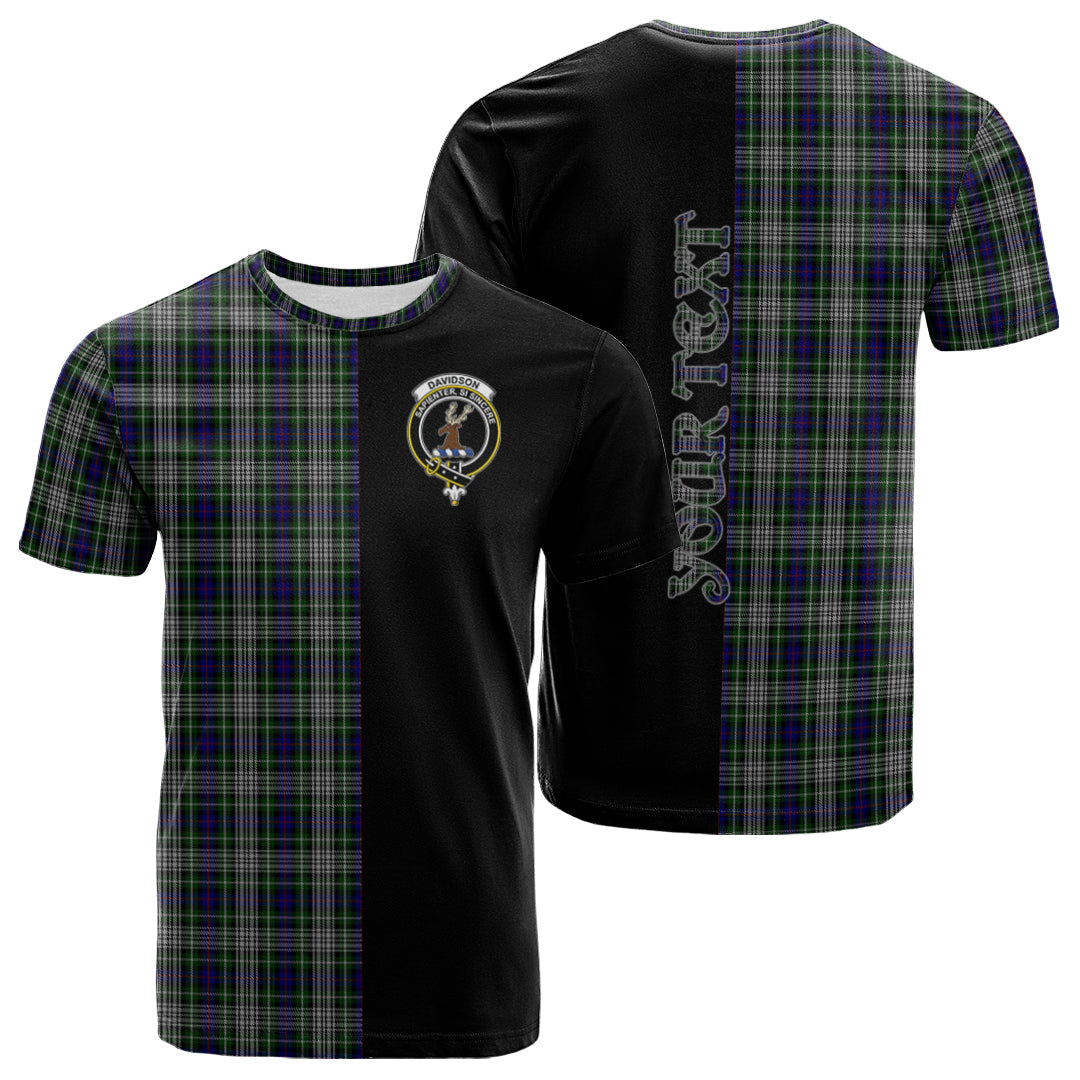Printivon Davidson of Tulloch Dress Tartan Personalize Half T shirt