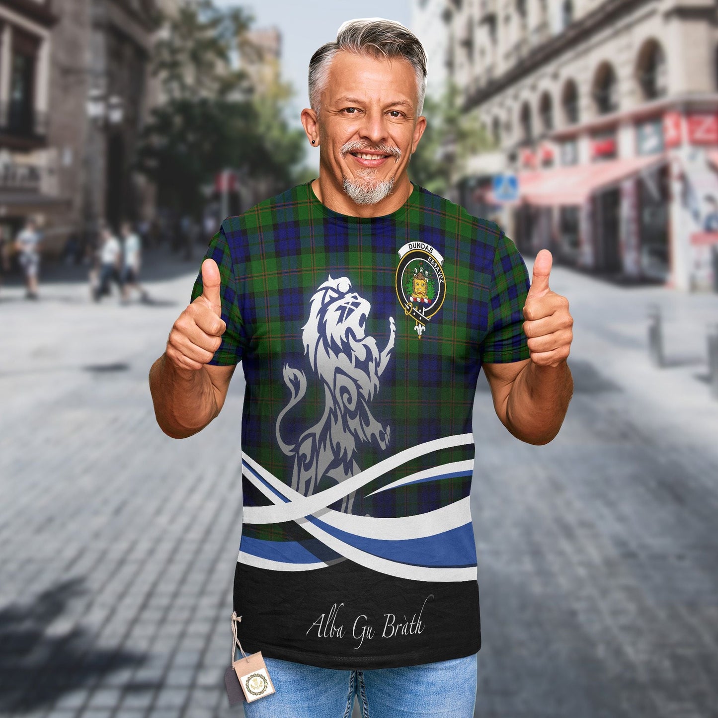 Printivon Dundas Clan Crest Alba Gu Brath T Shirt Scotland Gift