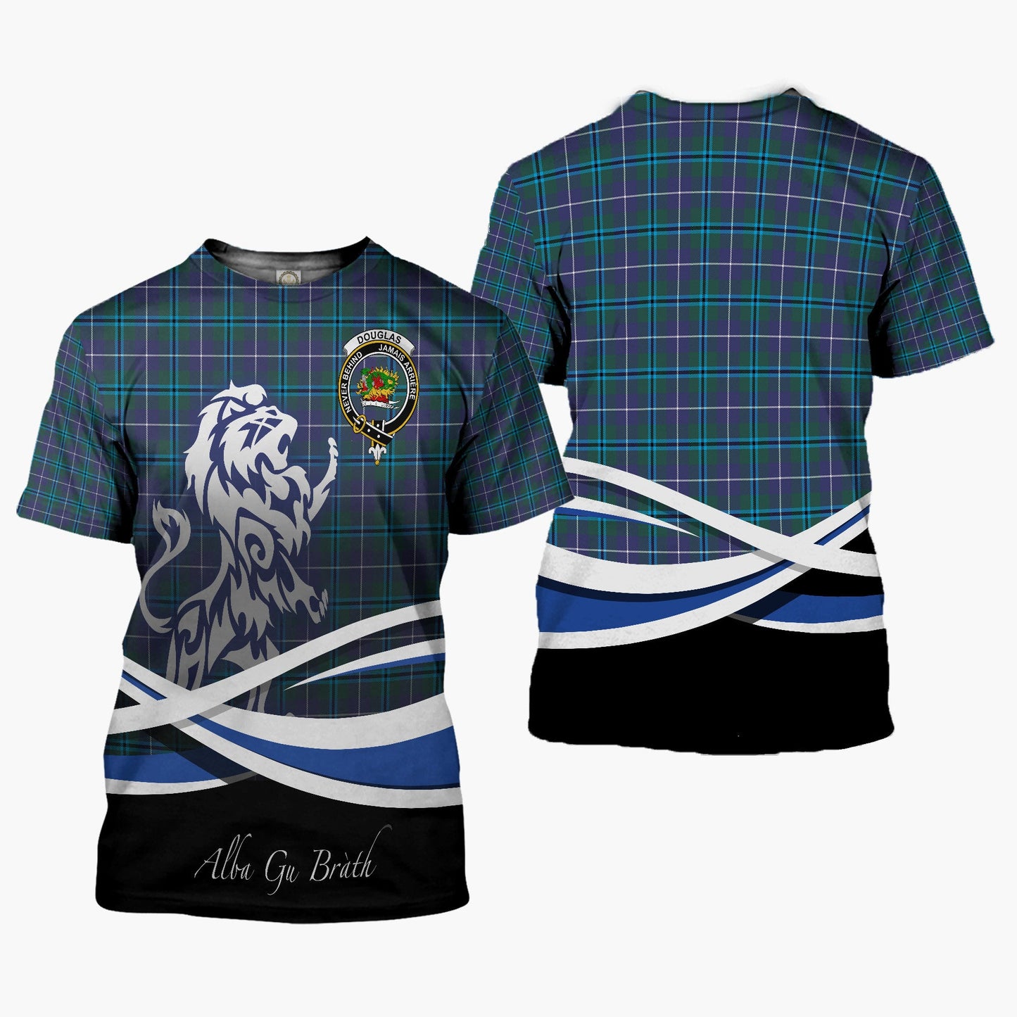 Printivon Douglas Clan Crest Alba Gu Brath T Shirt Scotland Gift