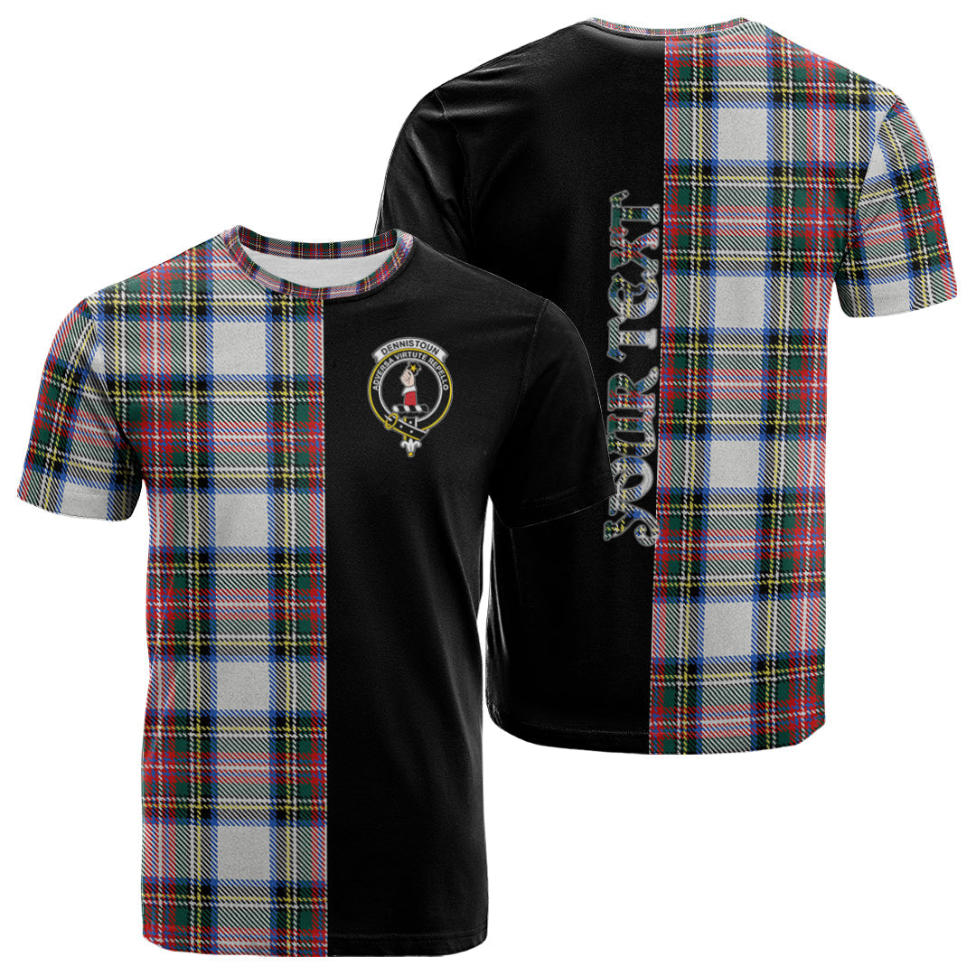 Printivon Dennistoun Tartan Personalize Half T shirt