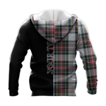 Printivon Dennistoun Tartan Personalize Half Hoodie