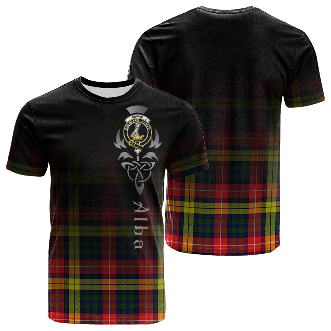 Printivon Dewar Tartan Crest Alba Celtic T Shirt