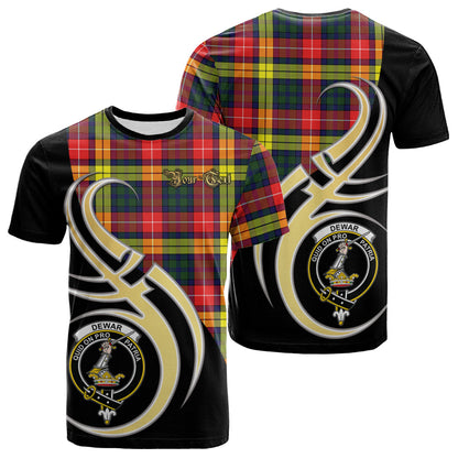 Printivon Dewar Tartan Crest Believe In Me T Shirt